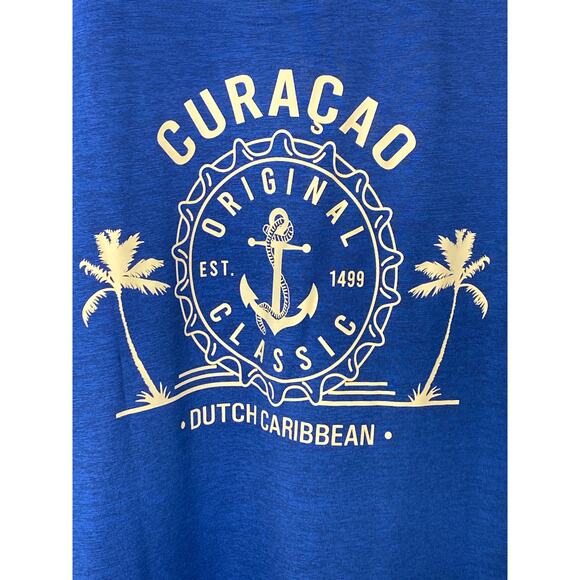 Brand New Sea Life Performance Men's XL Blue Fishing Curaco T-Shirt Short Sleeve - Picture 4 of 7